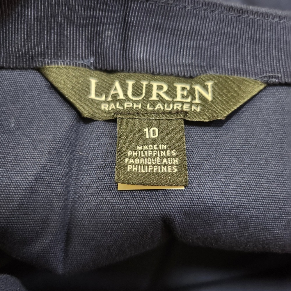 Ralph Lauren Navy A-Line Skirt - Picture 5 of 8